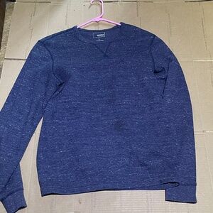 Sonoma Goods for Life Men's Waffle Knit Thermal Shirt - Heather Navy - Size Larg